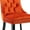 101 Orange Velvet, Wood Legs, variant on ODUSE-DAILY Orange Velvet Dining Chairs Set of 4, Kitchen & Dining Room Chairs, Sillas De Comedor, Nailheads Tufted, Fabric Upholstered, Solid Wood (Orange, 4 Pcs)