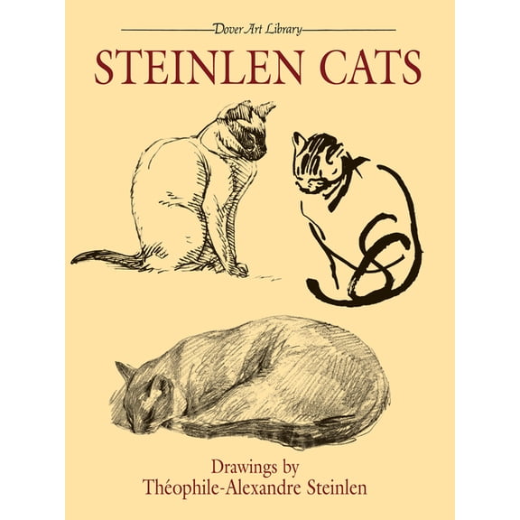 Dover Fine Art, History of Art Steinlen Cats, (Paperback)
