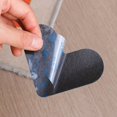 thumbnail image 3 of 10/1PCS Carpet Non-slip Sticker Reusable Silicone Washable Anti Curling Carpet tape Fixed Sticker Home Bath Room Corners Pads Right angle L-shaped 5PCS, 3 of 6