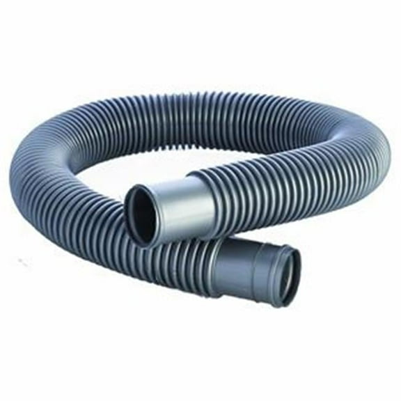 Poolstyle  1.5 in. x 6 ft. Filter Connector Heavy Duty Hose Blow-Molded, Silver - 35 Per Case