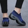thumbnail image 4 of Tvtaop Womens Wedge Platform Shoes Comfortable Walking Shoes Breathable Knit Ladies Workout Sneakers Casual Sock Shoes, 4 of 8