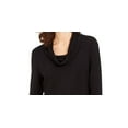 thumbnail image 2 of Charter Club Women's Cowlneck Top Black Size X-Small, 2 of 3