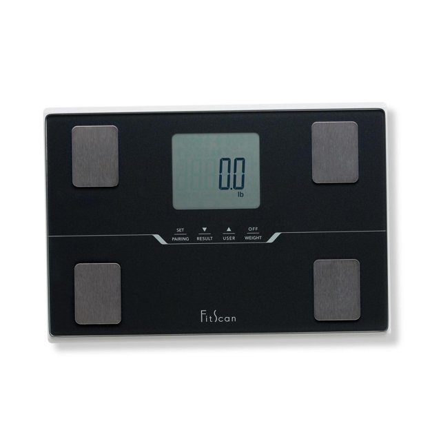 TANITA BC-401F Báscula Inteligente Bluetooth Portátil Negro Vidrio 1 unidad