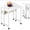 White, variant on Ktaxon Wood Folding Computer Desk Office Black Laptop PC Work Table Home Drawer & Keyboard Tray, White