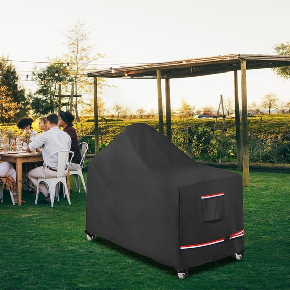 Grill Cover for 60 Inch Big Green Egg Grill Table, Waterproof Heavy Duty Outdoor Grill Cover, Kamado Ceramic BBQ Grill Cover, XL Green Egg Cover, Grill Cart Cover