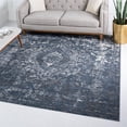 thumbnail image 2 of Unique Loom 3147502 4 x 4 ft. Astoria Portland Square Rug, Blue, 2 of 2