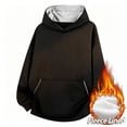 thumbnail image 5 of Chiccall Mens Hoodie Long Sleeve Colorblock Hooded Sweatshirts Outdoor Casual Athletic Loose Fit Sweatshirts with Pocket, 5 of 6