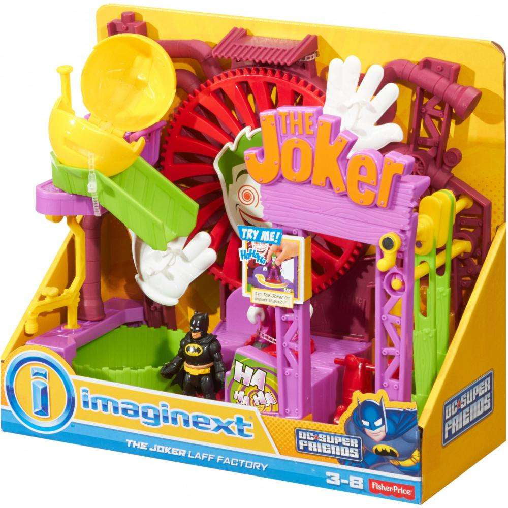 Details about   Imaginext Joker Fun House Laff Factory Laugh Playset