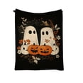 thumbnail image 2 of Halloween Fleece Blanket 51x39in Soft Flannel Throw for Couch Bed, Plush Cozy Blanket with Halloween Print, Lightweight Warm Decorations Gift by OVFUIZ, 2 of 6