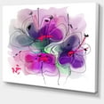 thumbnail image 2 of Illustration de Fleur Violette - Impression sur Toile Florale, 2 of 4