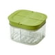 thumbnail image 1 of Contenedor de almacenamiento con 4 compartimentos, extraíble, hermético y sellado, apto para lavavajillas y microondas, para frutas, verduras y ensaladas, ahorra espacio., 1 of 7