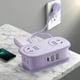 thumbnail image 2 of Regleta cinco en uno con puertos USB, alargador con protector contra sobretensiones, regleta portátil para viajes, carga inteligente USB que satisface las necesidades de diversos dispositivos, 2 of 2