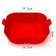 thumbnail image 3 of Almohadillas de silicona para freidora de aire, impermeables, reutilizables, para hornear, para cocina casera (rojo) Ndcxsfigh Libre de BPA, 3 of 8