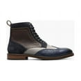thumbnail image 7 of Stacy Adams Finnegan Wingtip Lace Up Boot Suede Leather Navy Multi 25427-492, 7 of 7