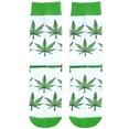 thumbnail image 5 of Cool Socks Novelty Crew Socks Men's Women's, Leaves, Graphic Print, Large, 5 of 6