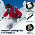 thumbnail image 3 of Atercel Waterproof Winter Ski Gloves,Warm 3M Thinsulate Gloves,Touchscreen,Ideal for Men and Women(White,XL), 3 of 8