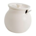 thumbnail image 1 of Recipiente de cocina, tanque de condimentos con tapa, cuchara, vajilla de cocina, tarro de manteca de cerdo, bote de cerámica para decoración, mesa,, 1 of 8