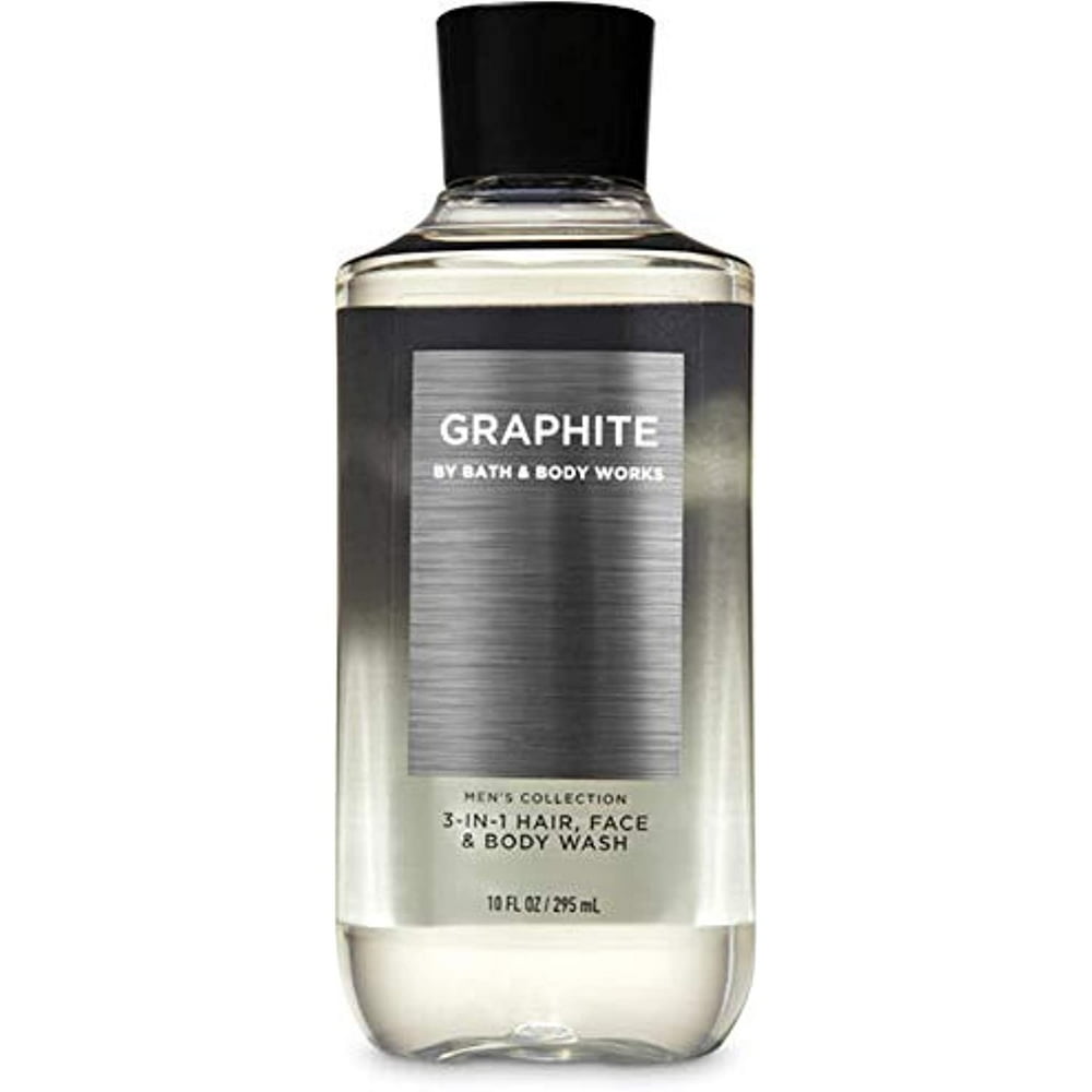 Bath and Body Works Men's Collection Graphite 3in1 Hair Face and Body