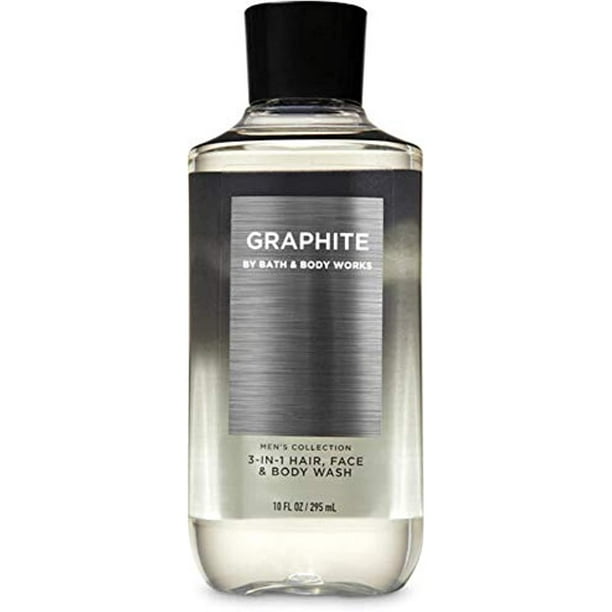 Bath and Body Works Men's Collection Graphite 3in1 Hair Face and Body