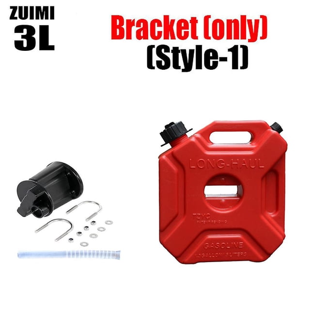 3l/5l Portable Fuel Tank Plastic Can Gas Diesel Lock Atv Suv Motorcycle Spare Petrol Oil Tank With Mount Kit Petrol Jerry Can