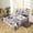 Pink Grey, variant on YST Happy Camping Comforter Cover Rustic Cabin Camper Twin Bedding Sets Rv Car Accessories For Travel Trailers(No Comforter)