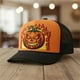 thumbnail image 3 of Gorra De Camionero 1 gorra de camionero de Halloween para adultos, accesorio de disfraz de temporada espeluznante con diseño clásico naranja Yulucky, 3 of 8