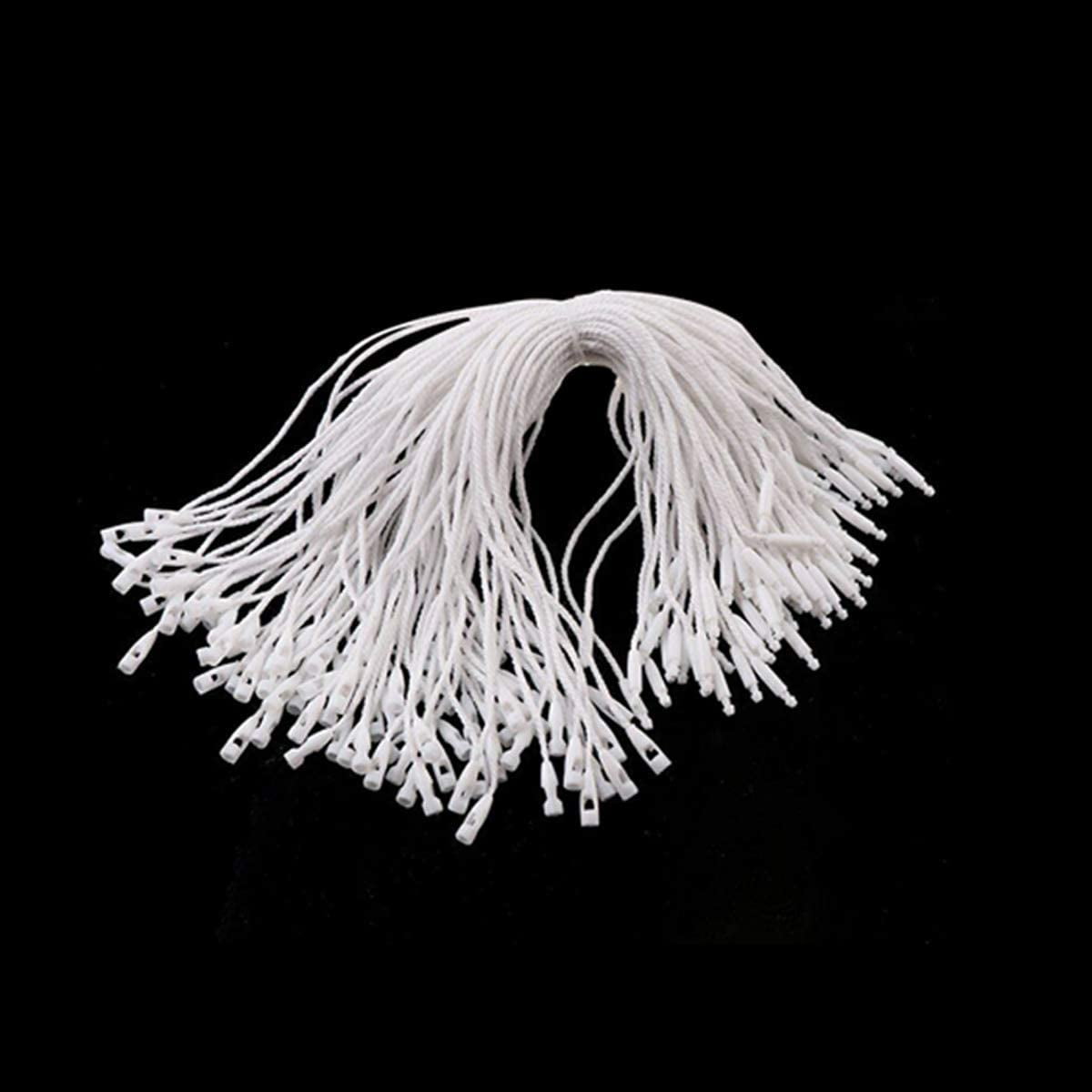 White Cotton Hang Tag String 100pcs, Thin Fastener, Natural Cord, Bullet  Clasp, 100% Cotton, Apparel, Clothing, Gift, Retail Packaging, Tags 