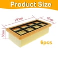 thumbnail image 5 of Paquete de 6 filtros planos plisados para aspiradoras Kärcher AD 3200, AD 3 Premium y AD 4 Premium, 6.415-953.0, filtro para aspiradora, accesorio para aspiradora Kärcher, 5 of 5