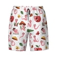 thumbnail image 4 of Lsque Mens Swim Trunks Cute Animal Pattern - Bathing Suit Compression Liner - Beach Swim Shorts Swimwear - (S-3XL) - Stretch Quick Dry -Small, 4 of 9