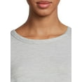 thumbnail image 5 of Time and Tru Women's Long Sleeve Hacci Top (2 Pack), 5 of 5
