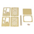 thumbnail image 2 of Portalápices Ensamblado Chapado En Oro Multifuncional Metal Hierro Forjado Portalápices Fácil Montaje Para El Hogar Para La Oficina ANGGREK Arte y Manualidades, 2 of 8