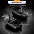 thumbnail image 2 of Barco de Cebo Teledirigido V060 con GPS, Batería de Litio de 5200mAh, Alcance de 500m, Función de Descarga Automática y Control Remoto 2.4G, Ideal para Pesca., 2 of 6