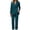 Green, variant on Women's Waist Tie Belted Lapel Blazer Pant Sets, Wrap Front Long Sleeve Suit Straight Leg Trouser Two Piece Outfits for Women, Women's Green, Sizes M-5XL