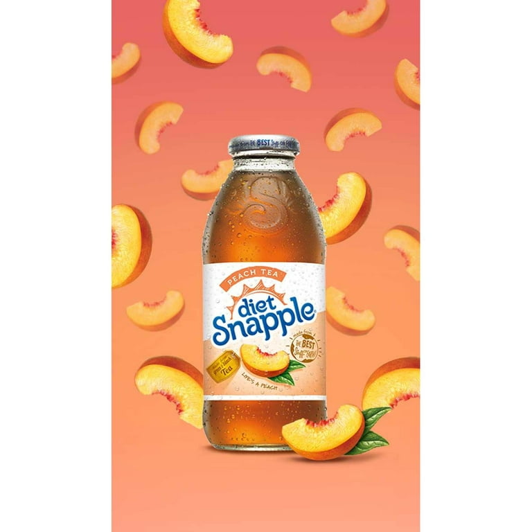 Diet Snapple Peach Tea, 16 Fl. Oz. 