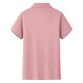 thumbnail image 4 of Mens Classic Polo Shirt Short Sleeve Plain Solid Golf Tee for Men Soft Breathable Lightweight 3 Button Collared Casual Work Top, 4 of 5