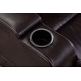 thumbnail image 6 of Living Room Leather Armchair With Cup Hold Storage USB Recliner - Multicolor, 6 of 8