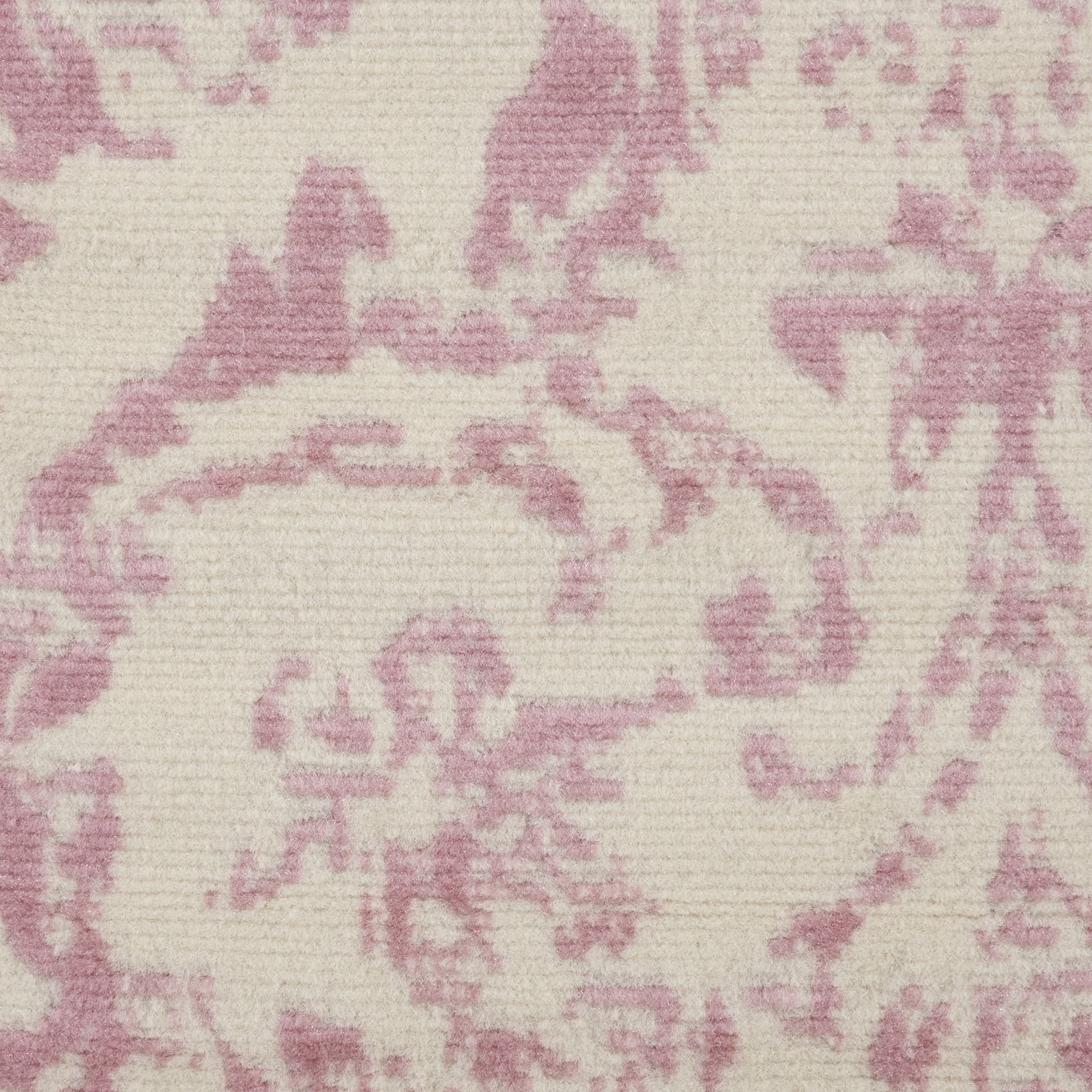 Nourison Bliss Vintage Farmhouse Ivory/Pink 2' x 4' Area Rug, (2' x 4')