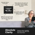 thumbnail image 3 of American Lifetime 2025 Dementia Clock – Large Display Digital Clock with Day, Date & Custom Alarms, for Seniors & Alzheimer’s, Auto-Dimming, Multi-Language, Black, 3 of 9