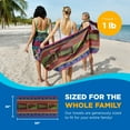 thumbnail image 5 of Kaufman Terry Beach & Pool Towel - Large Cotton Towels for Pool, Beach, Bath, Gym & More - Soft, Absorbent & Oversized Beach Towel Bundle - Multipack with Assorted Colors - 30” x 60” - 4 Pack, 5 of 7