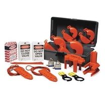 Brady Portable Lockout Kit,Gray,Valve Lockout LKXV