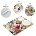 thumbnail image 4 of Watercolour Flowers Dish Drying Mat Microfiber Kitchen Mats Large Counter Absorbent Dish Pad Drainer Rack 18"x24", 4 of 7