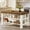 WHITE AND BROWN, variant on Tribesigns Farmhouse Kitchen Island with Storage for Home Kitchen Dining Room (Brown)