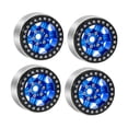 thumbnail image 4 of arctrm 4 Pcs Accessoires de Pneus de Moyeu de Roue de Voiture de Course Installation Facile Cadeaux 2 Pouces Dia Bleu, 4 of 10