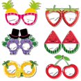 thumbnail image 2 of Vasos de papel con forma de sirena y frutas para fiestas de verano, decoración infantil, accesorios fotográficos para fiestas de festivales, 2 of 6
