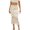 Beige, variant on Taylonsss Clearance Women New Mesh Printed Sexy Tight Double Layered Fishtail Mid Calf Skirt