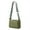 Green, variant on Triple Zip Small Crossbody Bag with Wide Guitar Strap, Crossbody Purse for Women Trendy