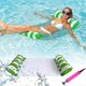 thumbnail image 1 of Inflatable Hammock, Floating Inflatable Hammock Lounge Chair Inflatable Float Swimming Pool, 1 of 4