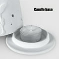 thumbnail image 6 of Neoyler Castle Candle Holder Christmas Ornaments Ceramic Decoration for Living Room and Bedroom Gift for Family and Friends with Hand Carved Design 5.2x3.5x3.5in White, 6 of 6