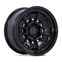 17x8.5 Black Rhino BR021 Mondo Matte Black W/ Gloss Black Wheel 6x5.5 (-10mm)