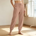 thumbnail image 7 of VV AVEORS Women'S Athletic Joggers Sweatpants With Double Layer Pockets Elastic Waist Lounge Pants For Travel Camel 3XL, 7 of 7